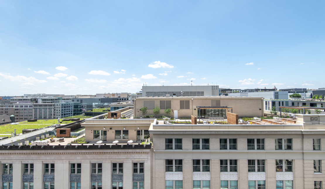 Rooftop View at the Victor Building