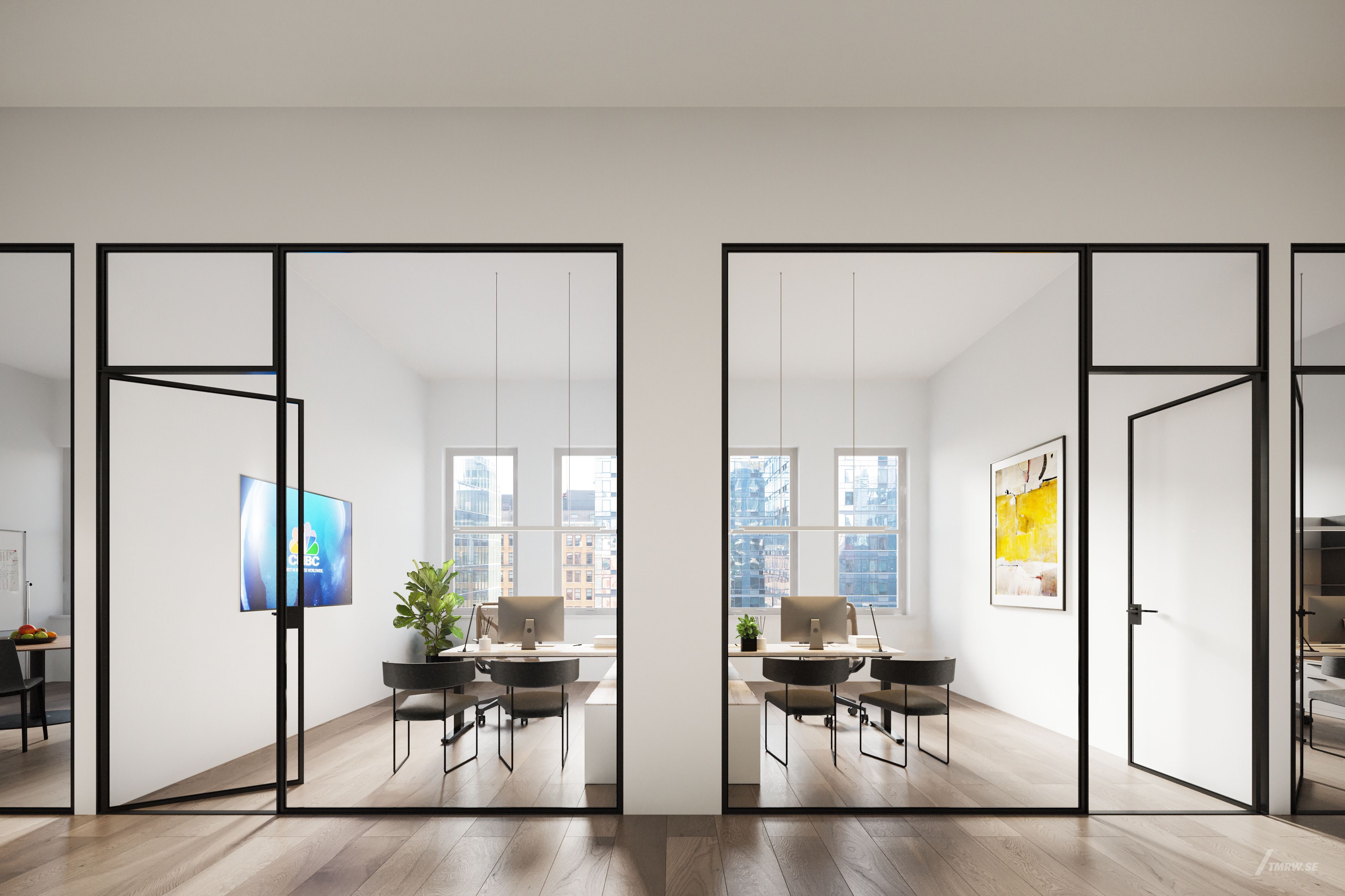 Four Manhattan West private offices