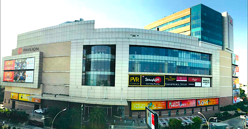 Pavilion mall during the day