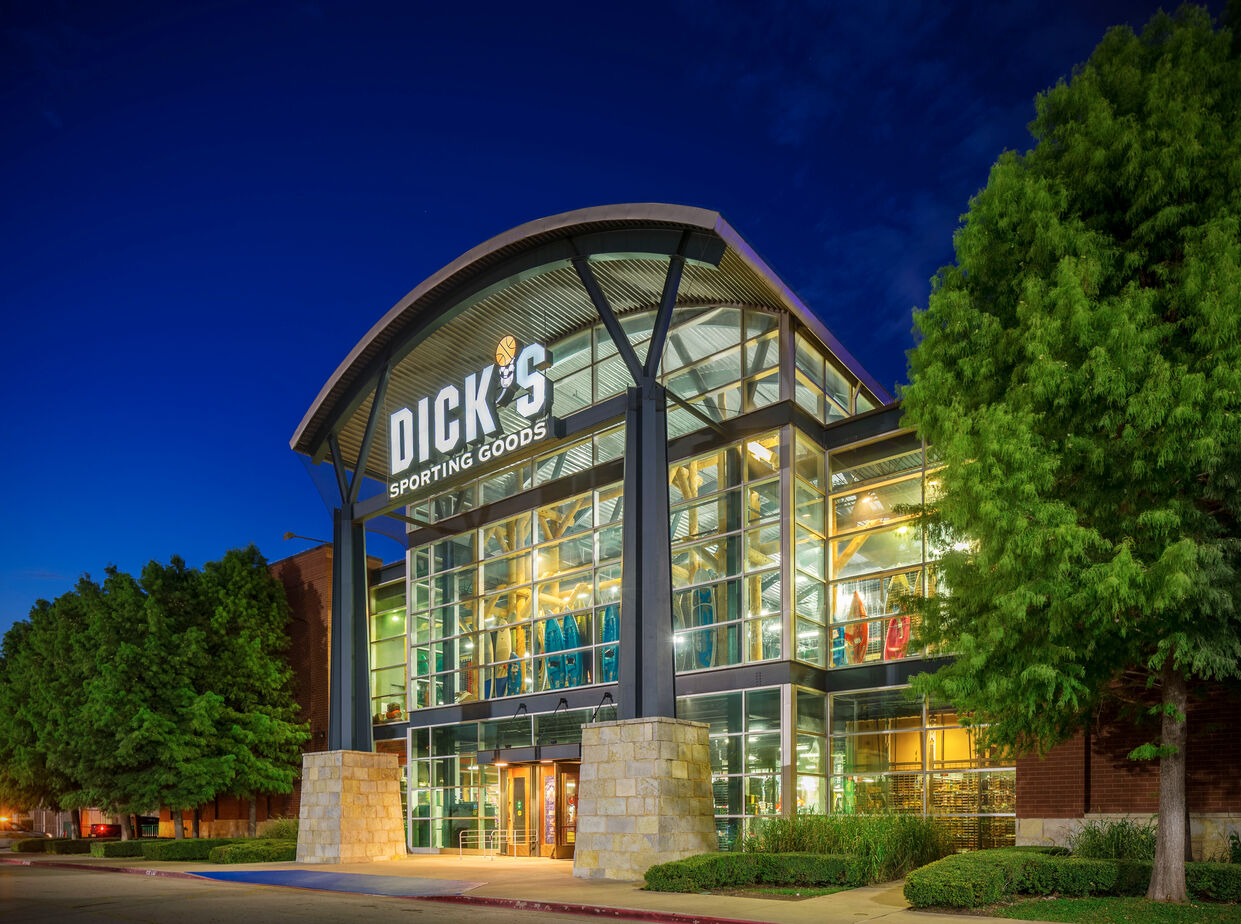 Exterior storefront of Dick's Sporting Goods