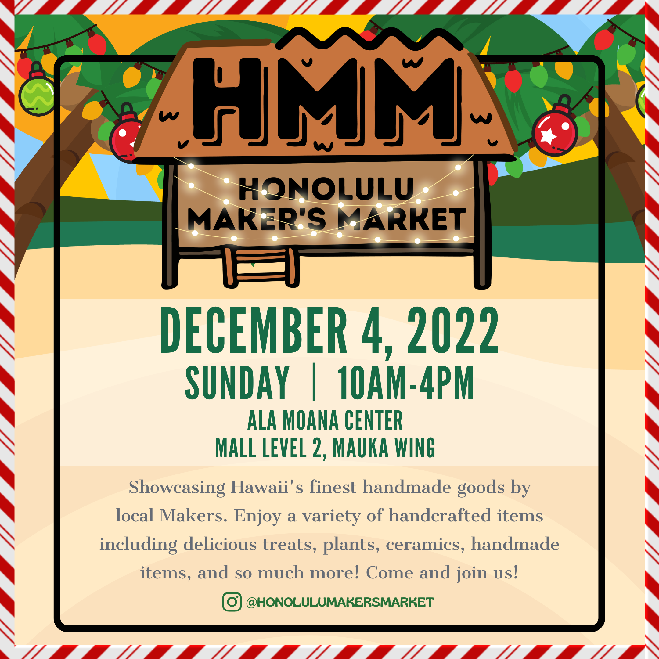 Honolulu makers market flyer