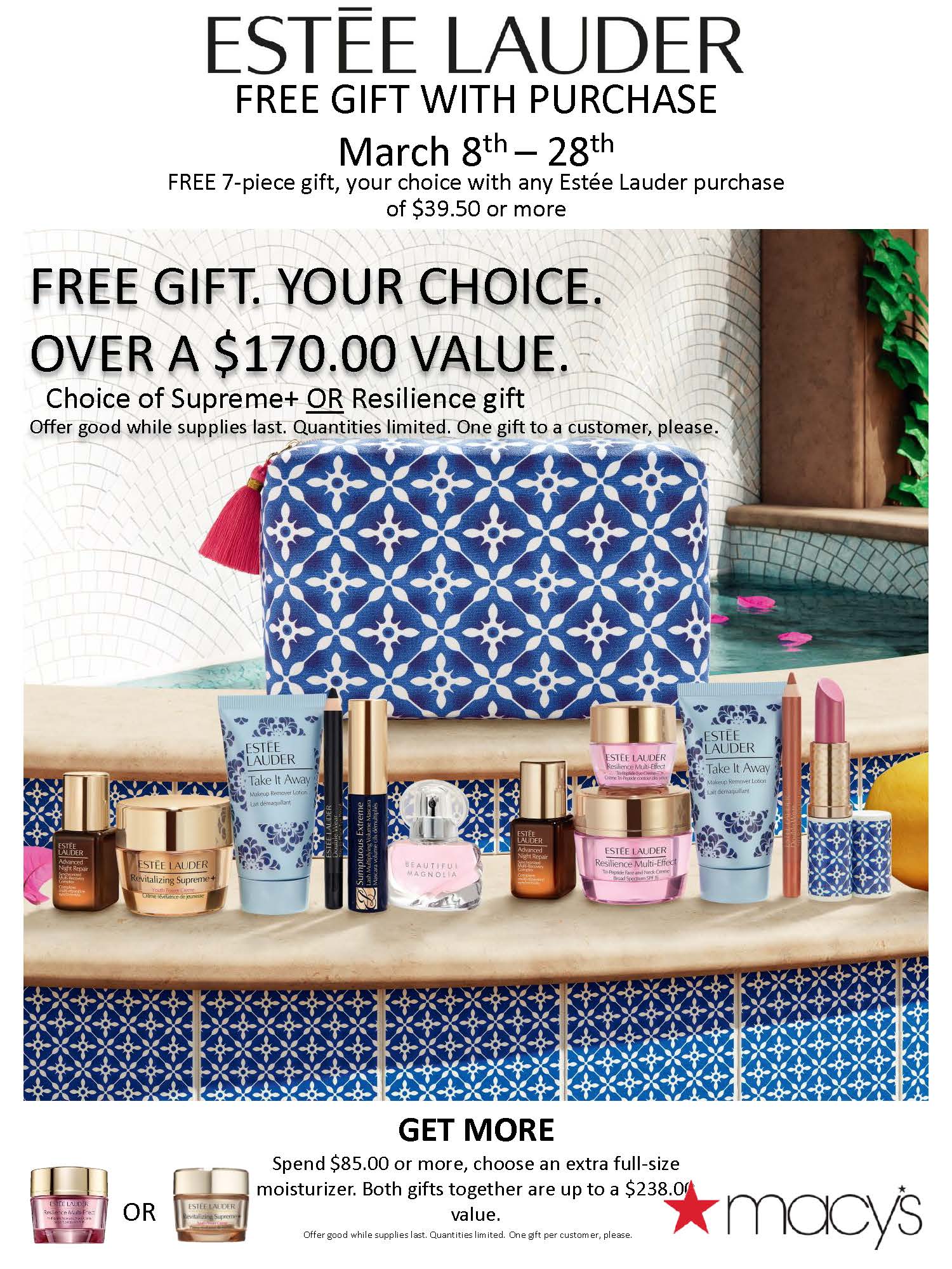 Estee Lauder Free Gift with Purchase