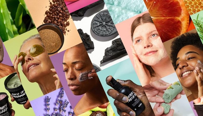 A skincare education event with LUSH