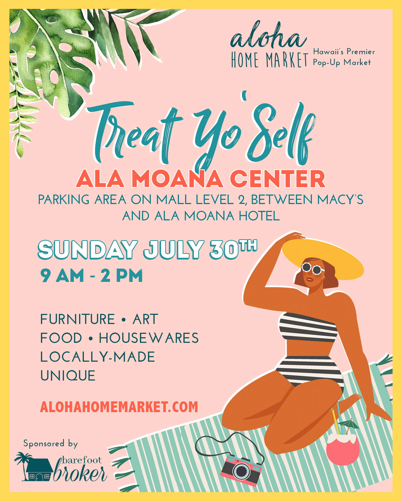 flyer for aloha home market