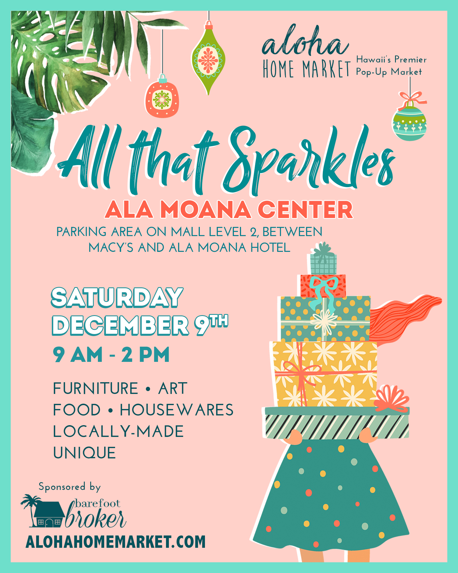 flyer for aloha home market