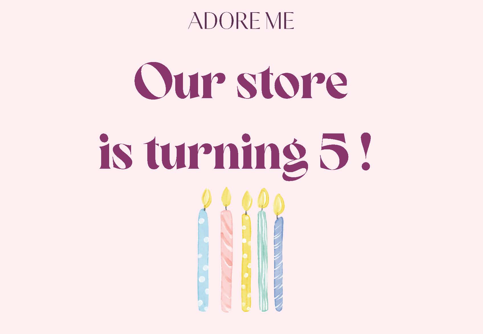 Our store is turning 5!