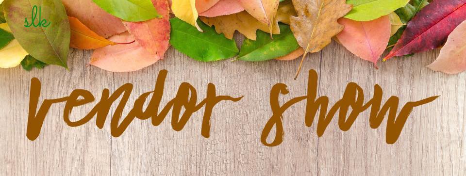 Vendor Show w fall leaves