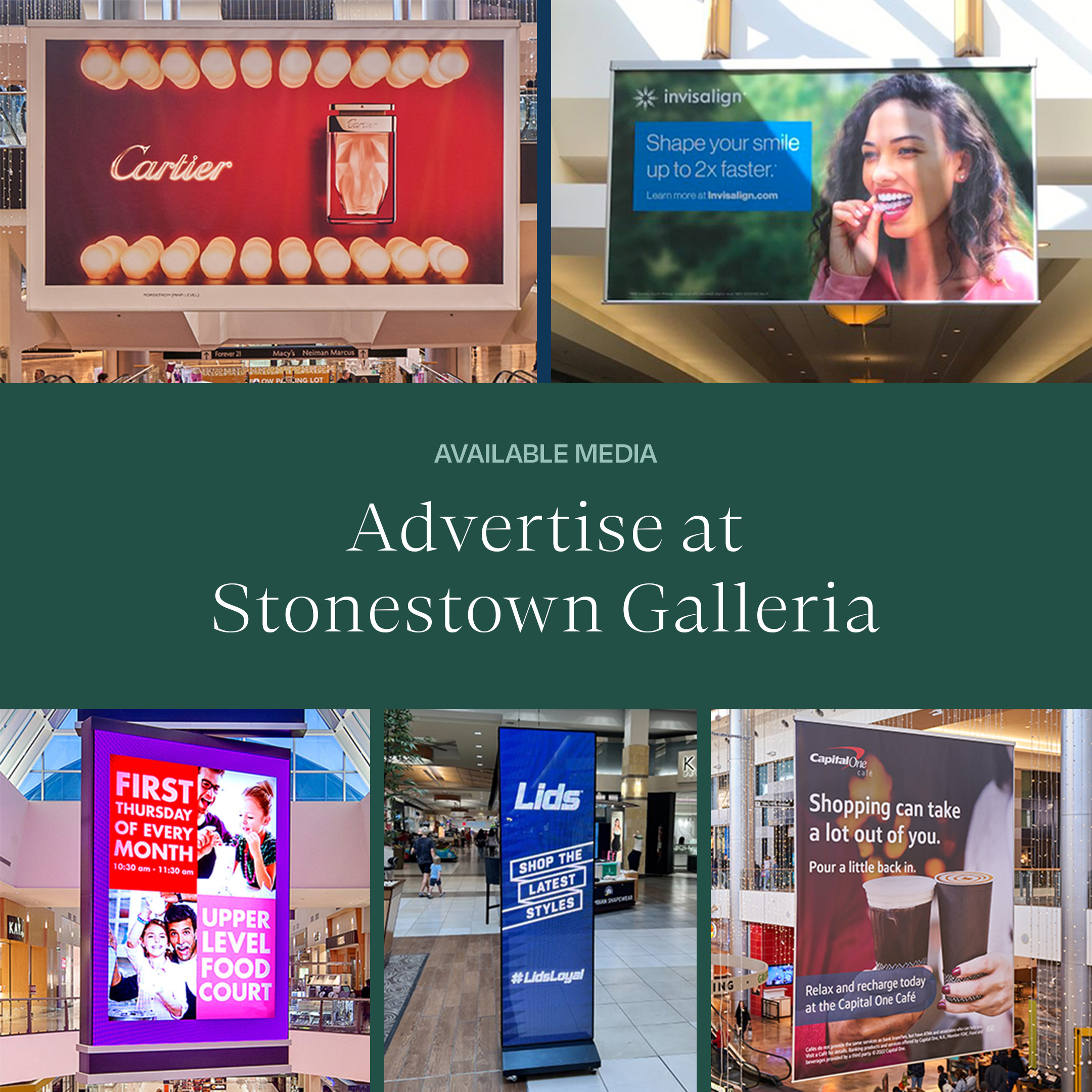 Advertising at Stonestown Galleria