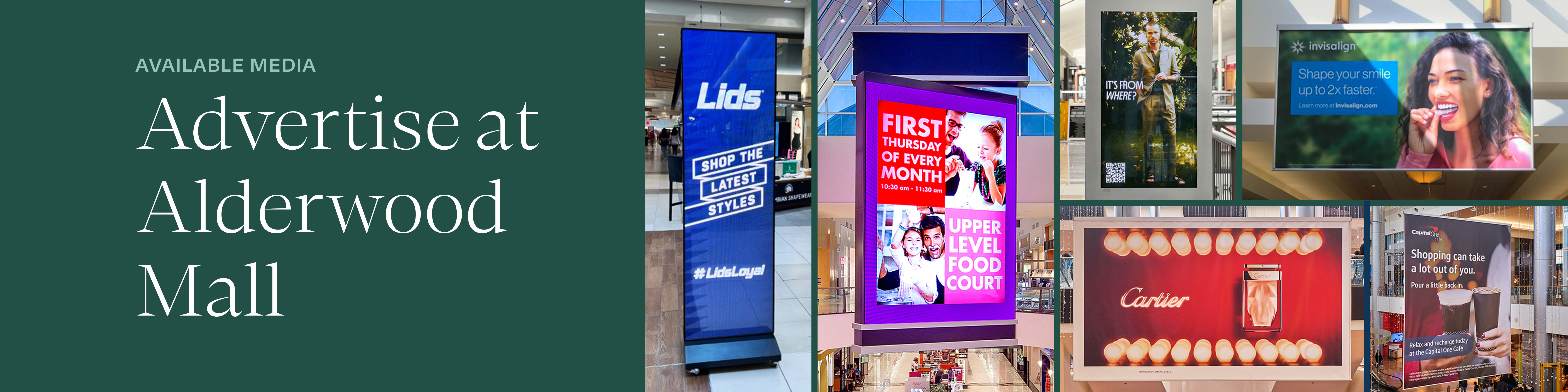 Advertising at Alderwood 