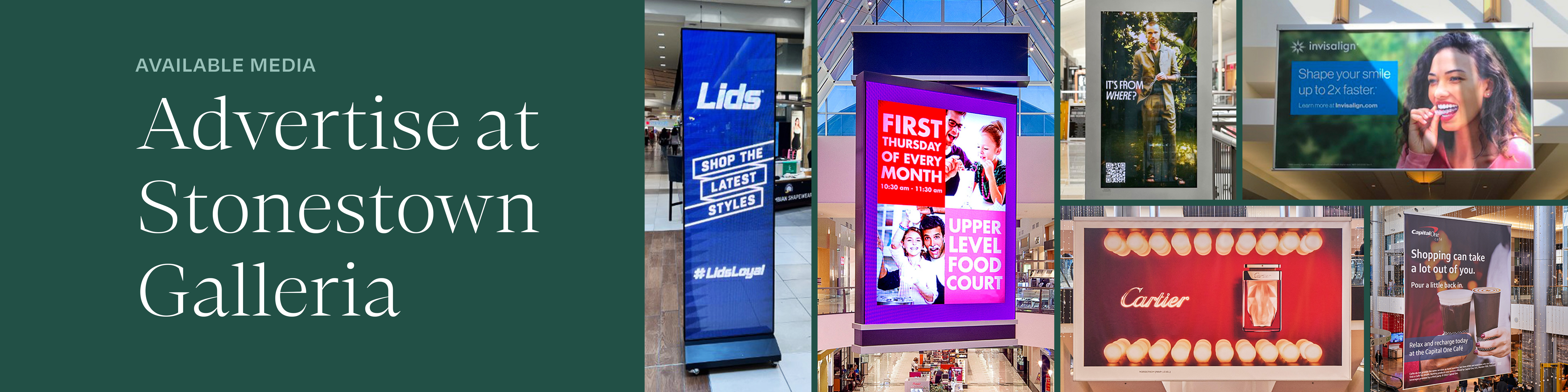 Advertising at Stonestown Galleria