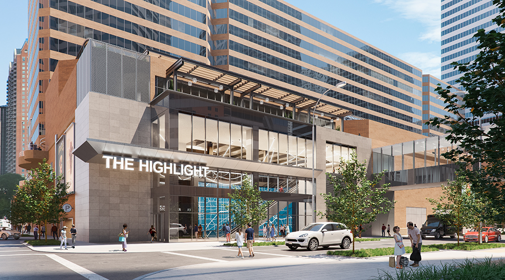 Brookfield Properties has enlisted Gensler as the project architect to bring Houston Center’s retail space to life. Gensler’s comprehensive design aims to elevate the street presence through the addition of a dramatic multi-story entrance facing Discovery