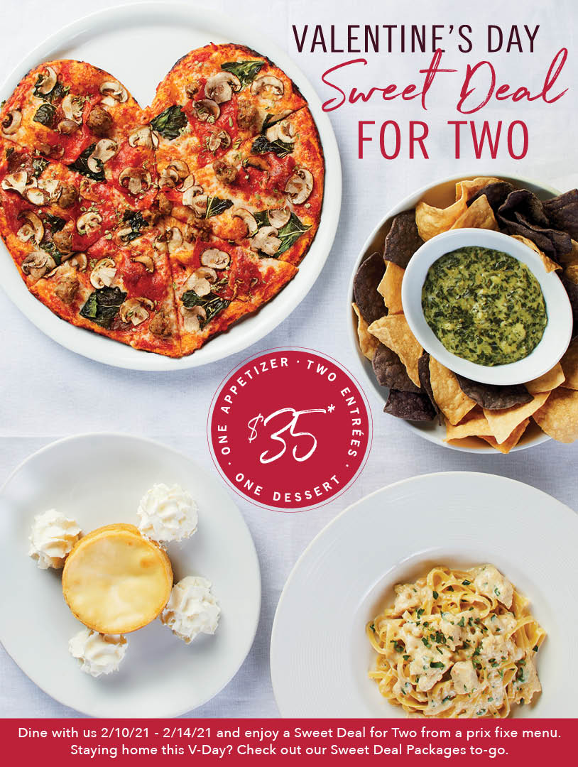 California Pizza Kitchen Valentines Promotion At California Pizza Kitchen Promenade Temecula