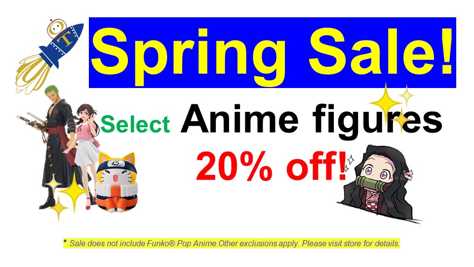 Spring Anime Sale from Optimus Toys
