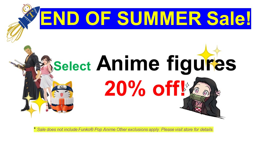 Anime Figures Sale from Optimus Toys