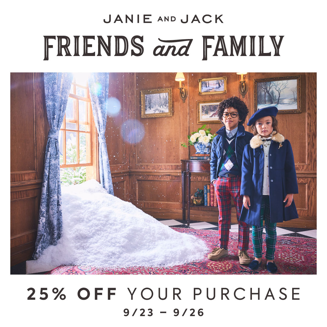 25% Off Your Purchase from Janie and Jack