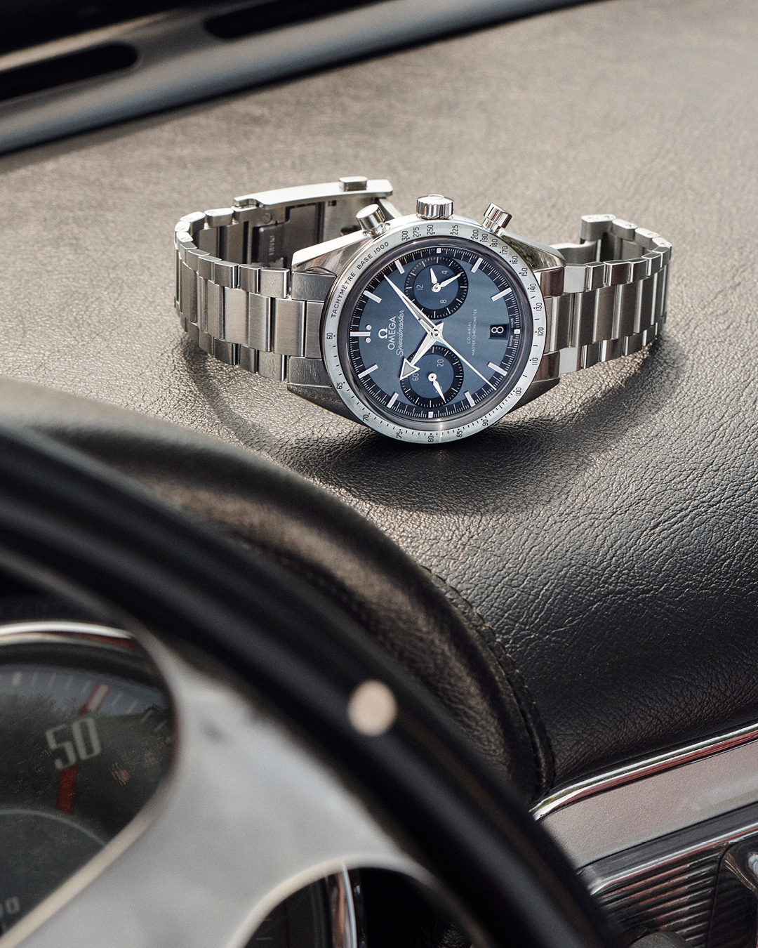 A classic returns. Hit the road with OMEGA’s Speedmaster ’57 from OMEGA