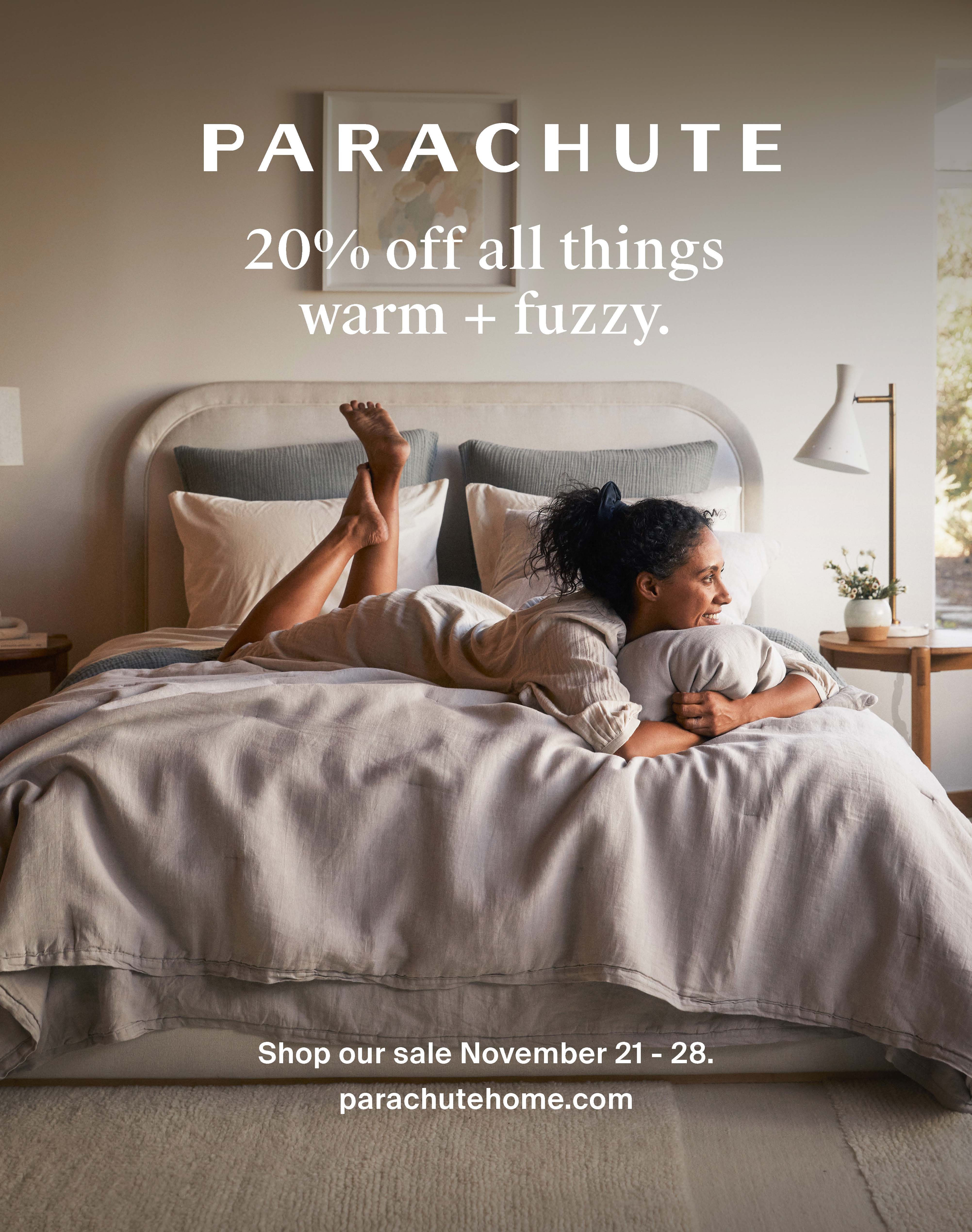 20% off all things from Parachute Home