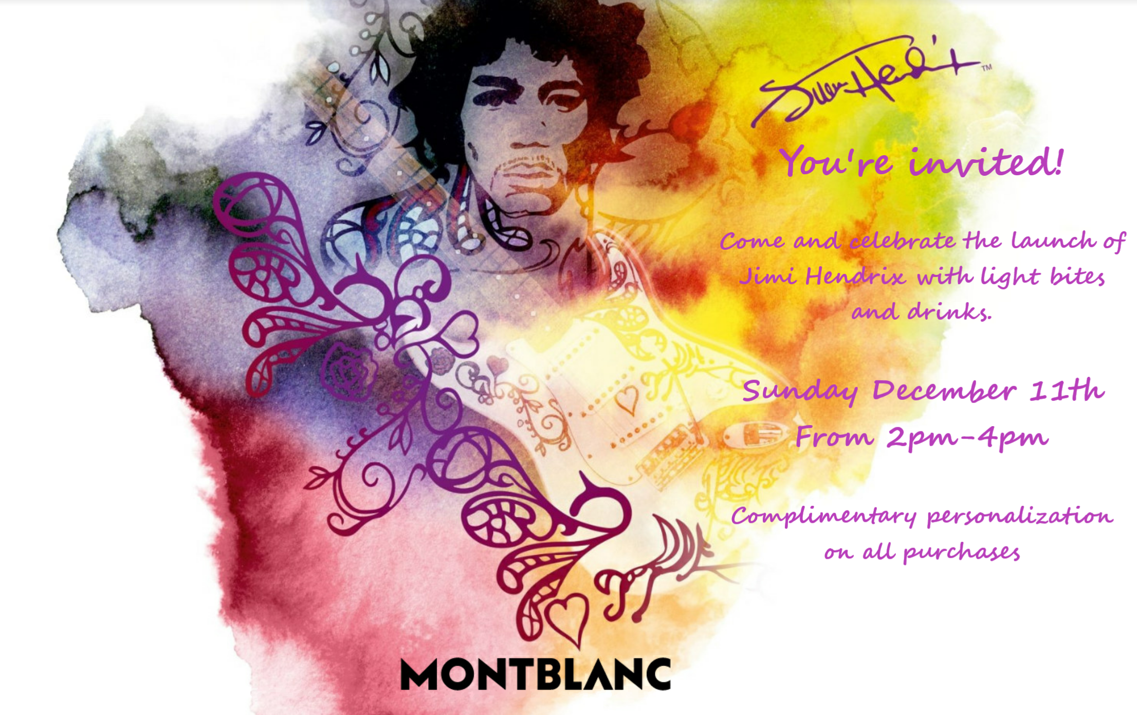 Jimi Hendrix Launch from Montblanc