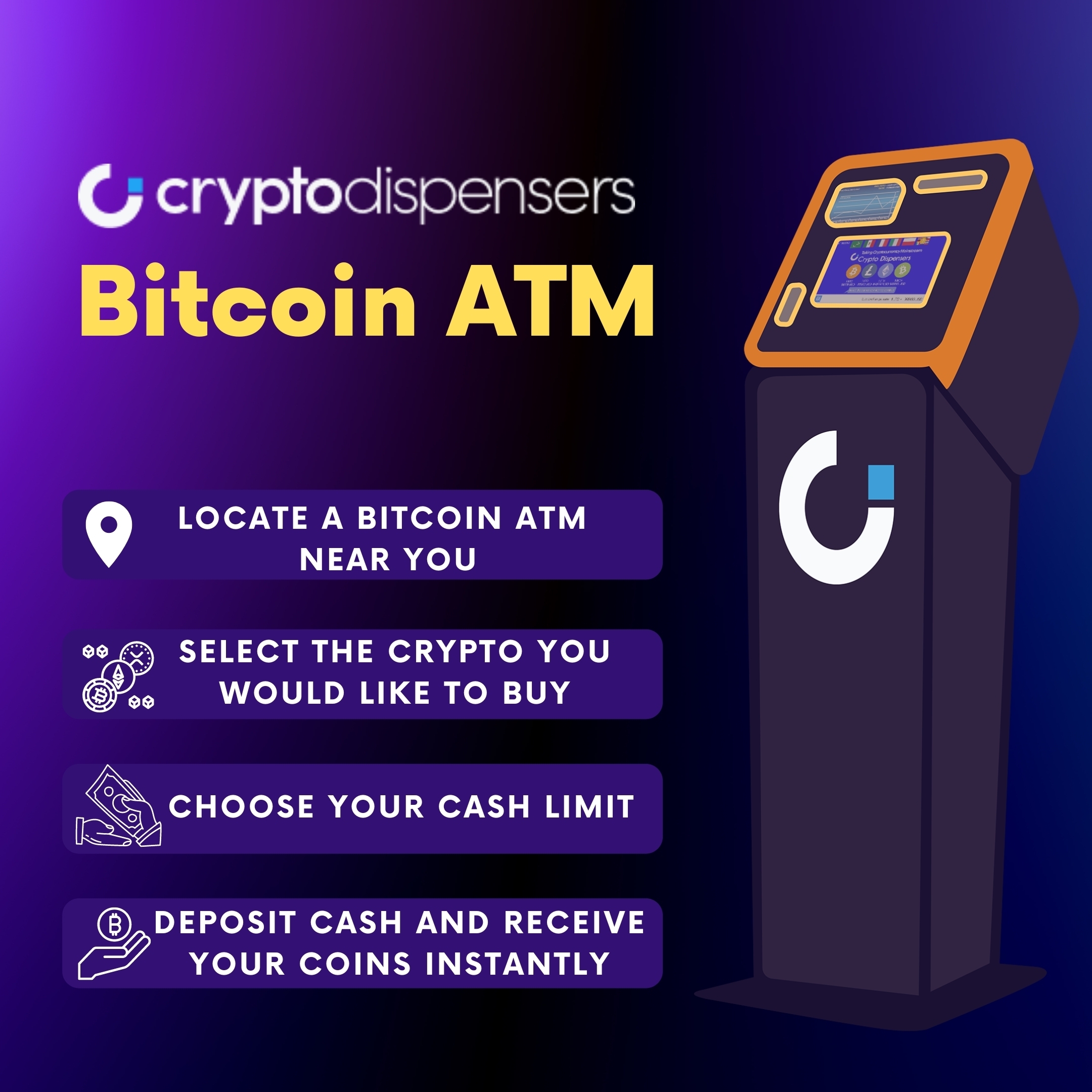 Buy Bitcoin in Florida at Crypto Dispensers Bitcoin ATM inside Altamonte Mall from Crypto Dispensers Bitcoin ATMs