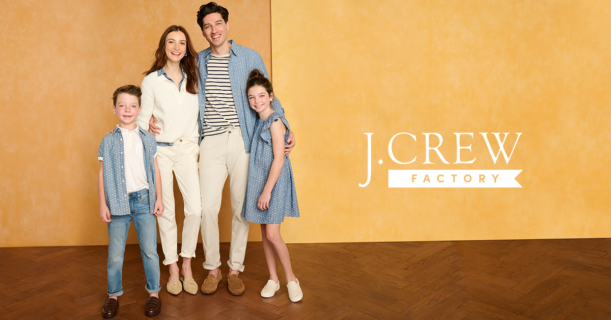 All denim $49.95 + $20 off your purchase when you buy 2+ denim styles! from J.Crew Factory