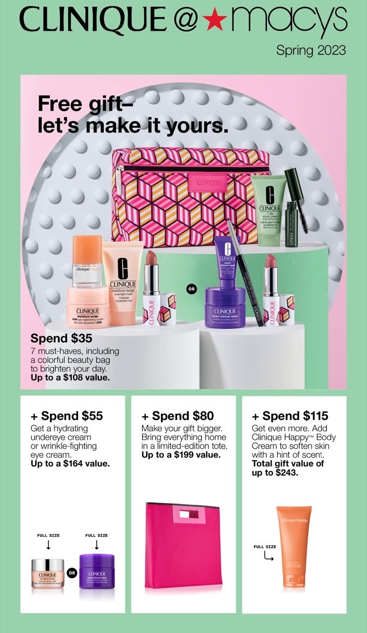 Clinique @ Macy's - Free Gift