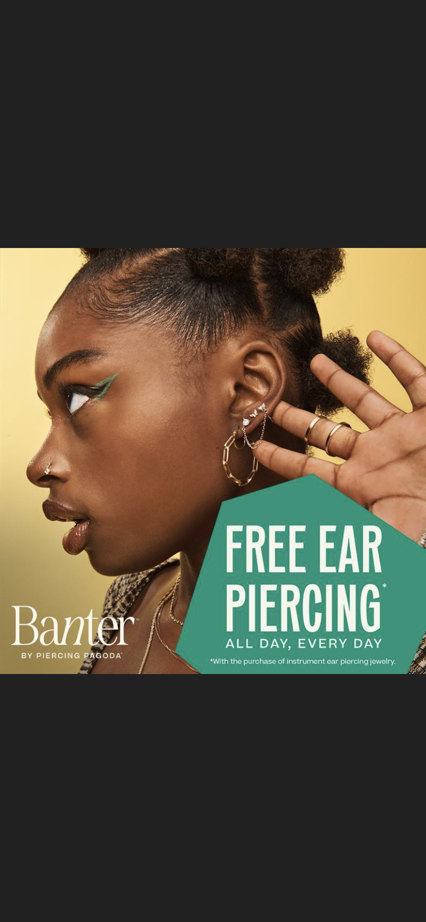 Free Ear Piercing from Piercing Pagoda