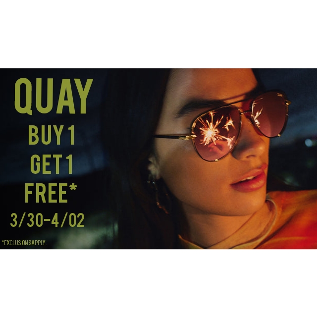 Buy 1 Get 1 Free from Quay