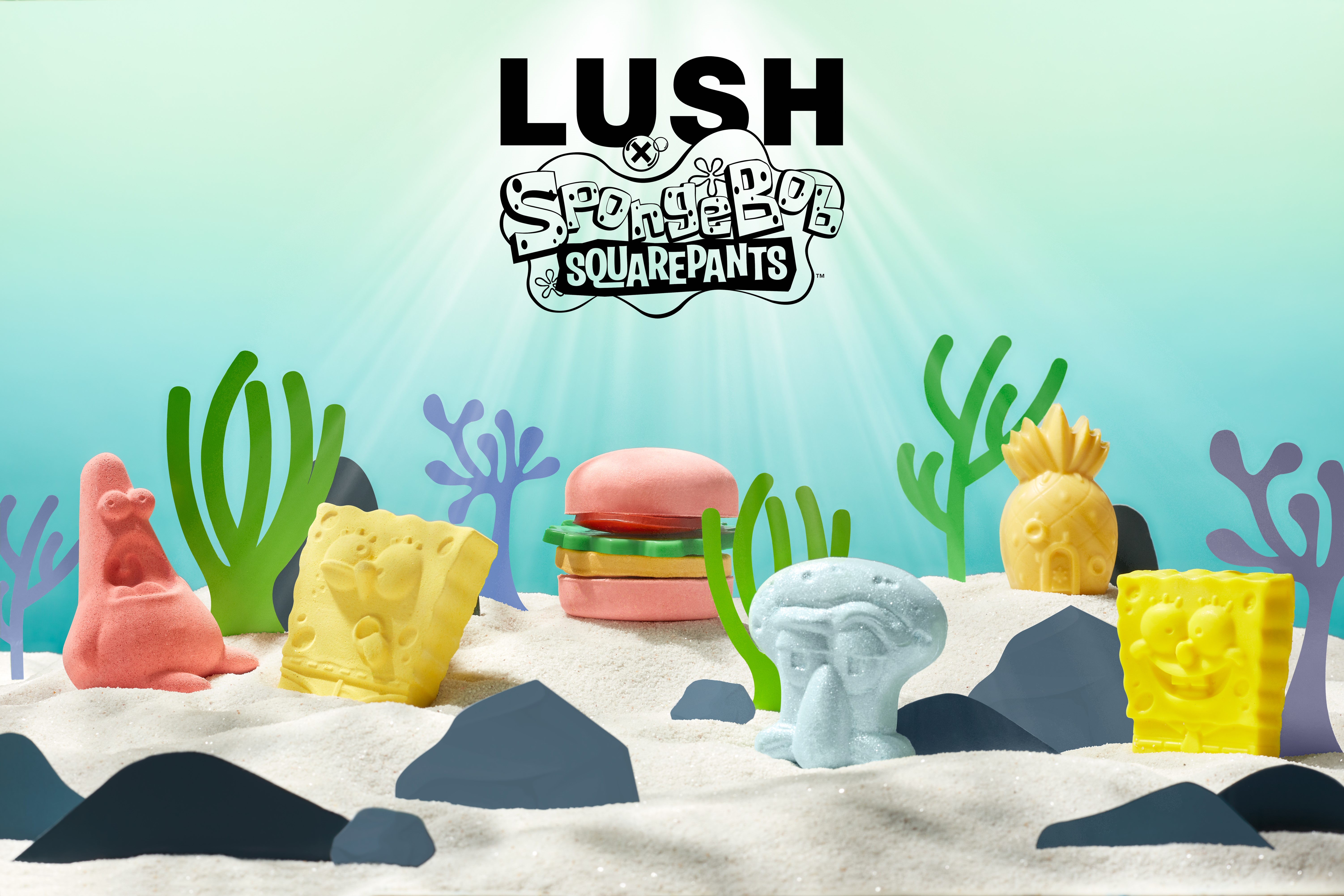 NEW Lush Cosmetics x SpongeBob Collection from LUSH