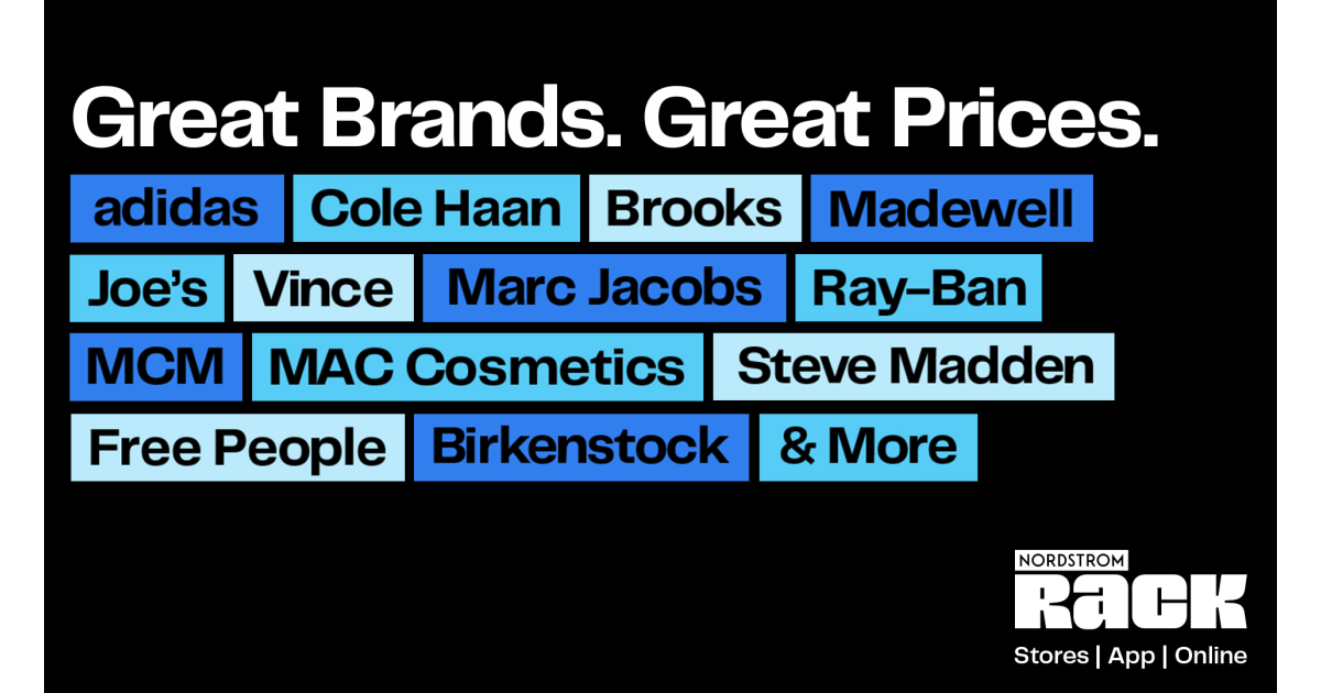 Great Brands. Great Prices. from Nordstrom Rack