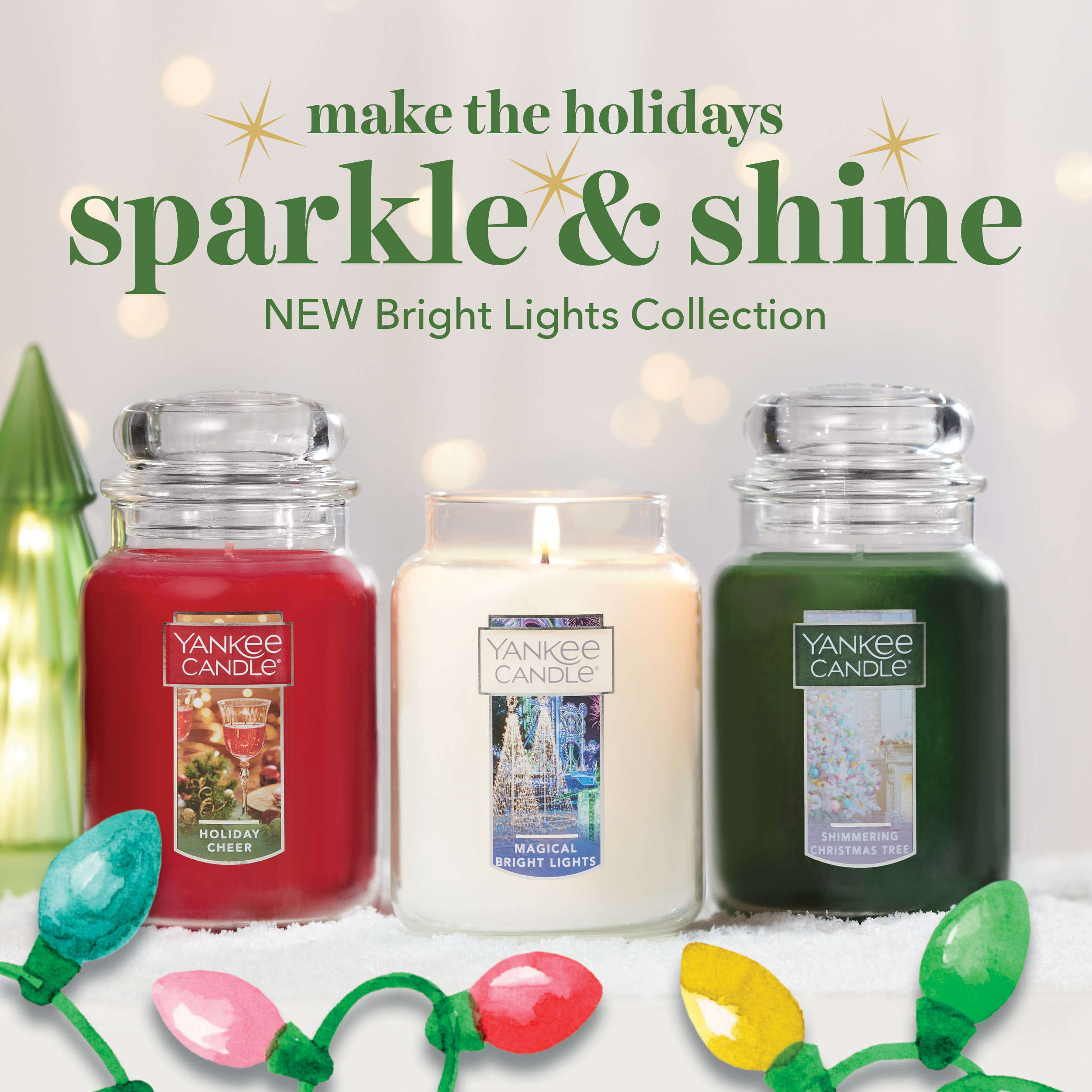 Introducing our NEW Bright Lights Collection from Yankee Candle