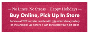 Buy Online, Pick Up in Store from Yankee Candle