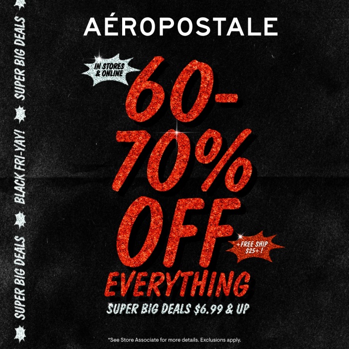 Black Friday Weekend from Aéropostale