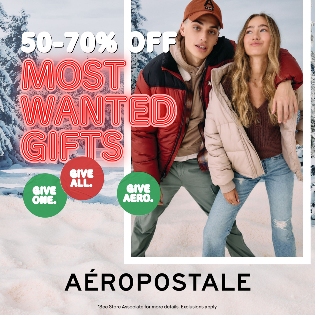 Most Wanted Gifts from Aéropostale