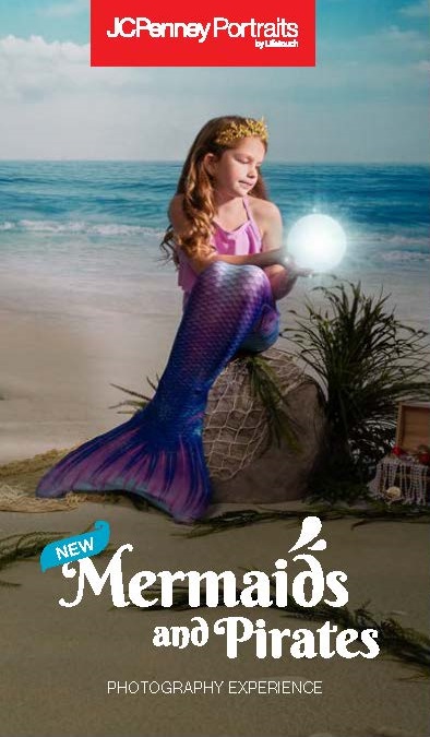 Mermaids and Pirates Photography Experience from JCPenney Portraits