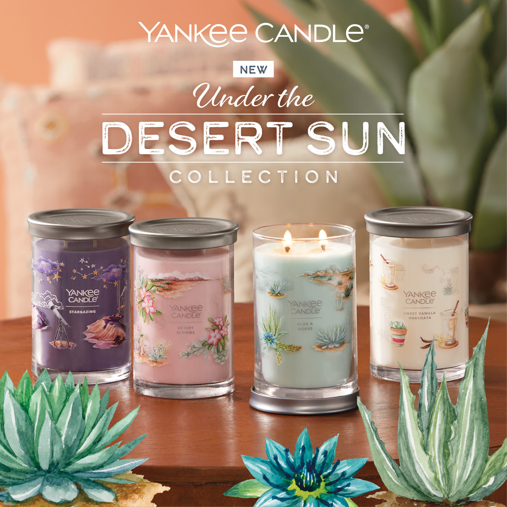 NEW Under the Desert Sun Collection from Yankee Candle