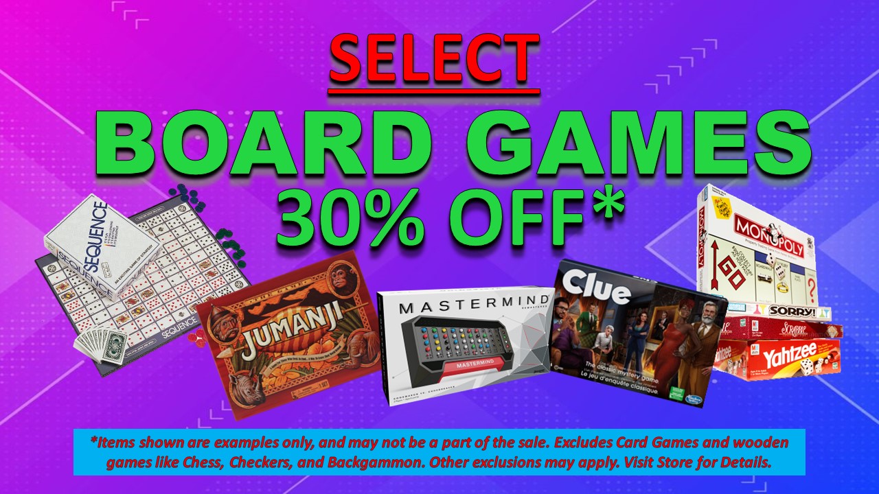 Board Games 30% Off