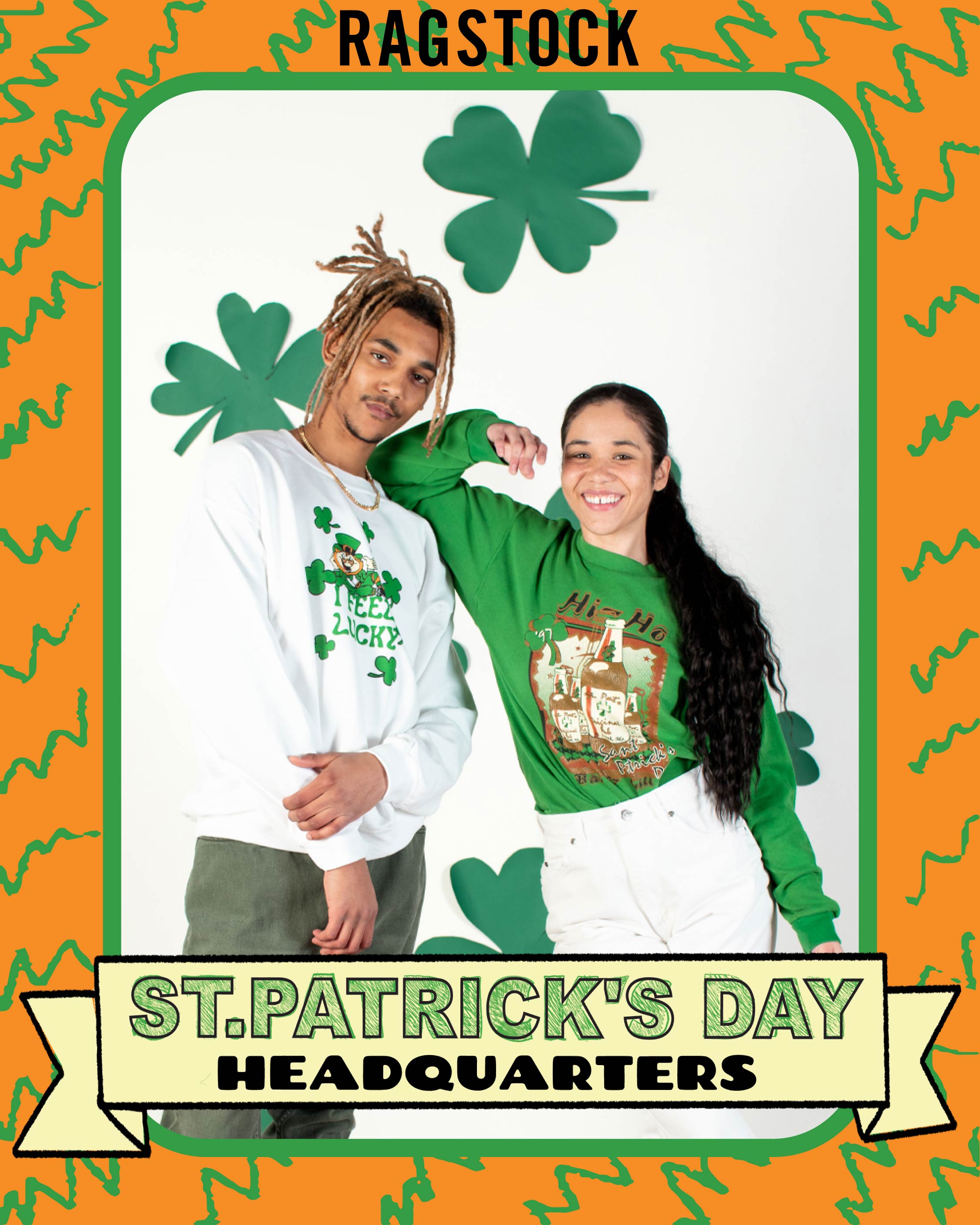 Feelin' lucky 🍀 Ragstock is your one stop shop for all things St. Pat's! from Ragstock