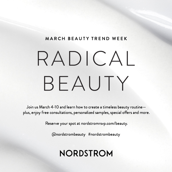 March Beauty Trend Week from Nordstrom