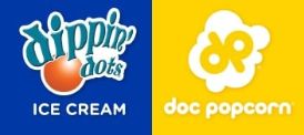 Doc Popcorn/Dippin Dots Logo