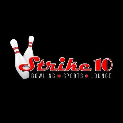 Strike 10 Bowling Sports Lounge Logo