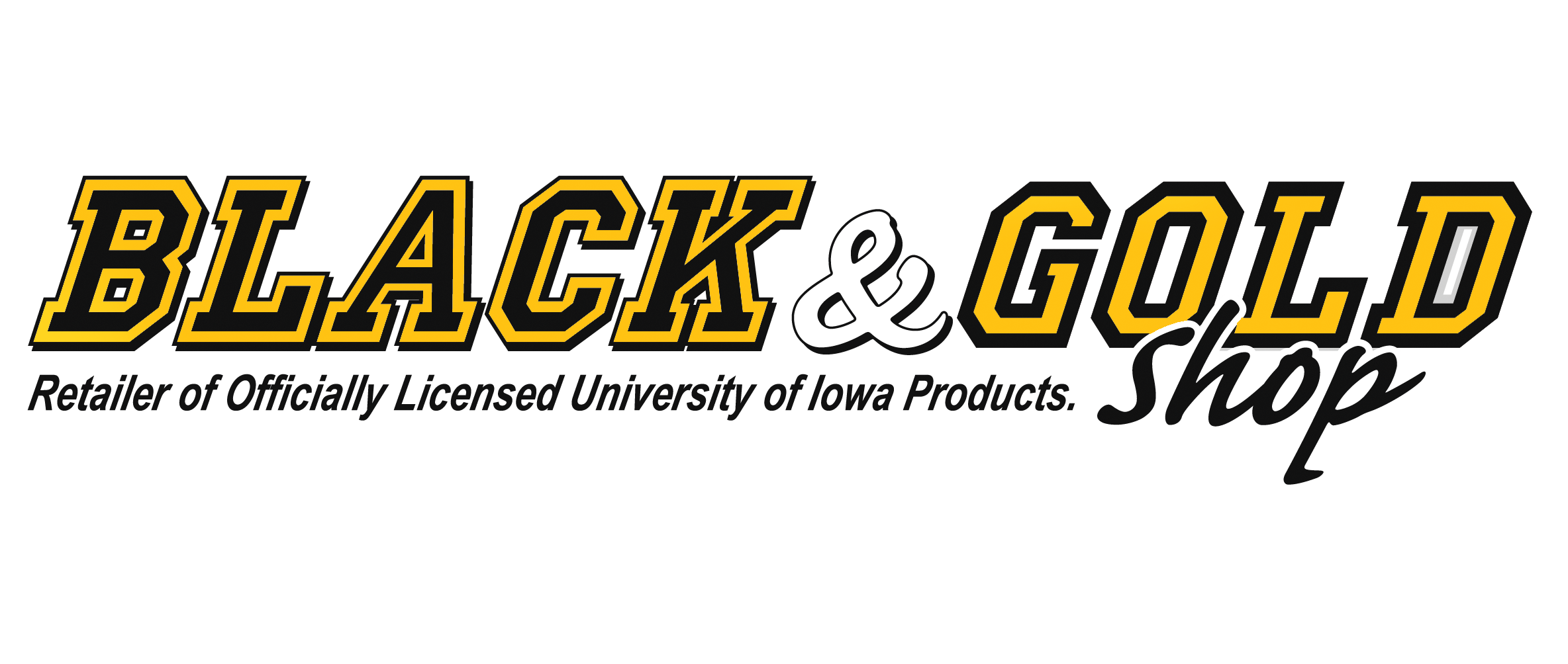 Black And Gold Shop Logo