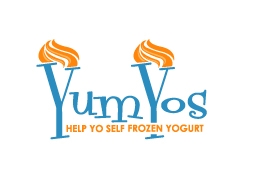Yum Yo's Help Yo Self Frozen Yogurt Logo