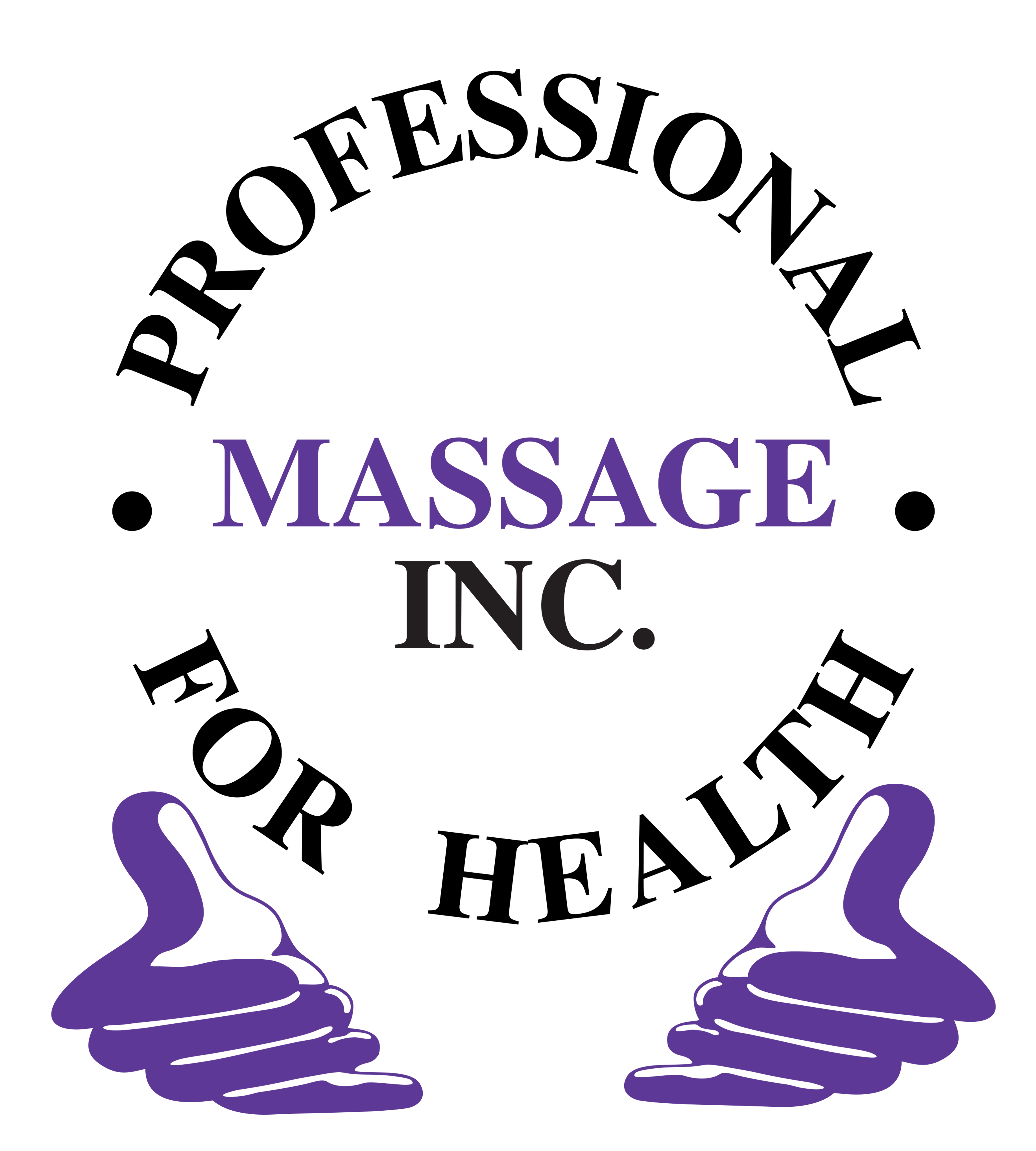 Massage Professional For Health Logo