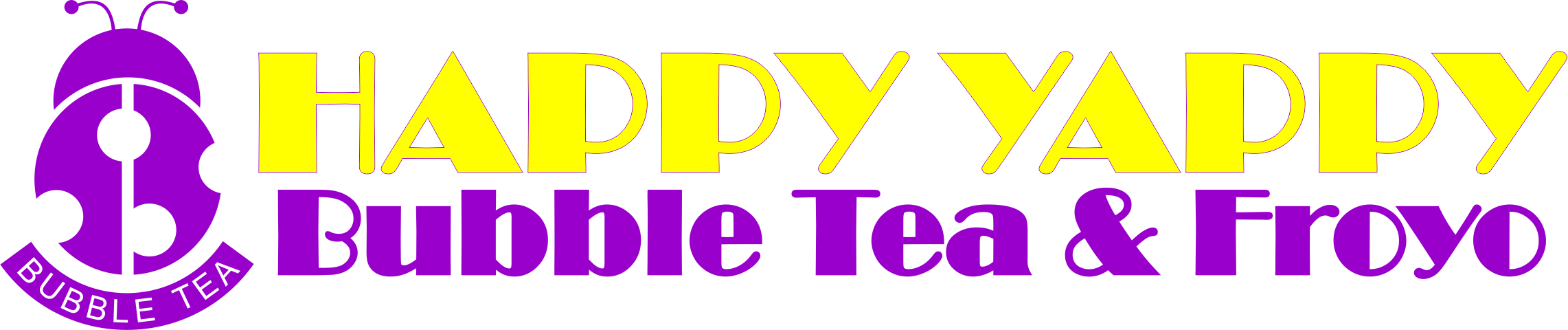 Happy Yappy Bubble Tea & Froyo Logo