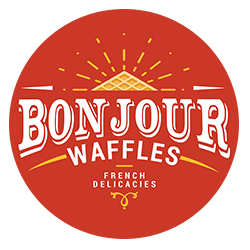 Bonjour Waffles French Delicacies Logo